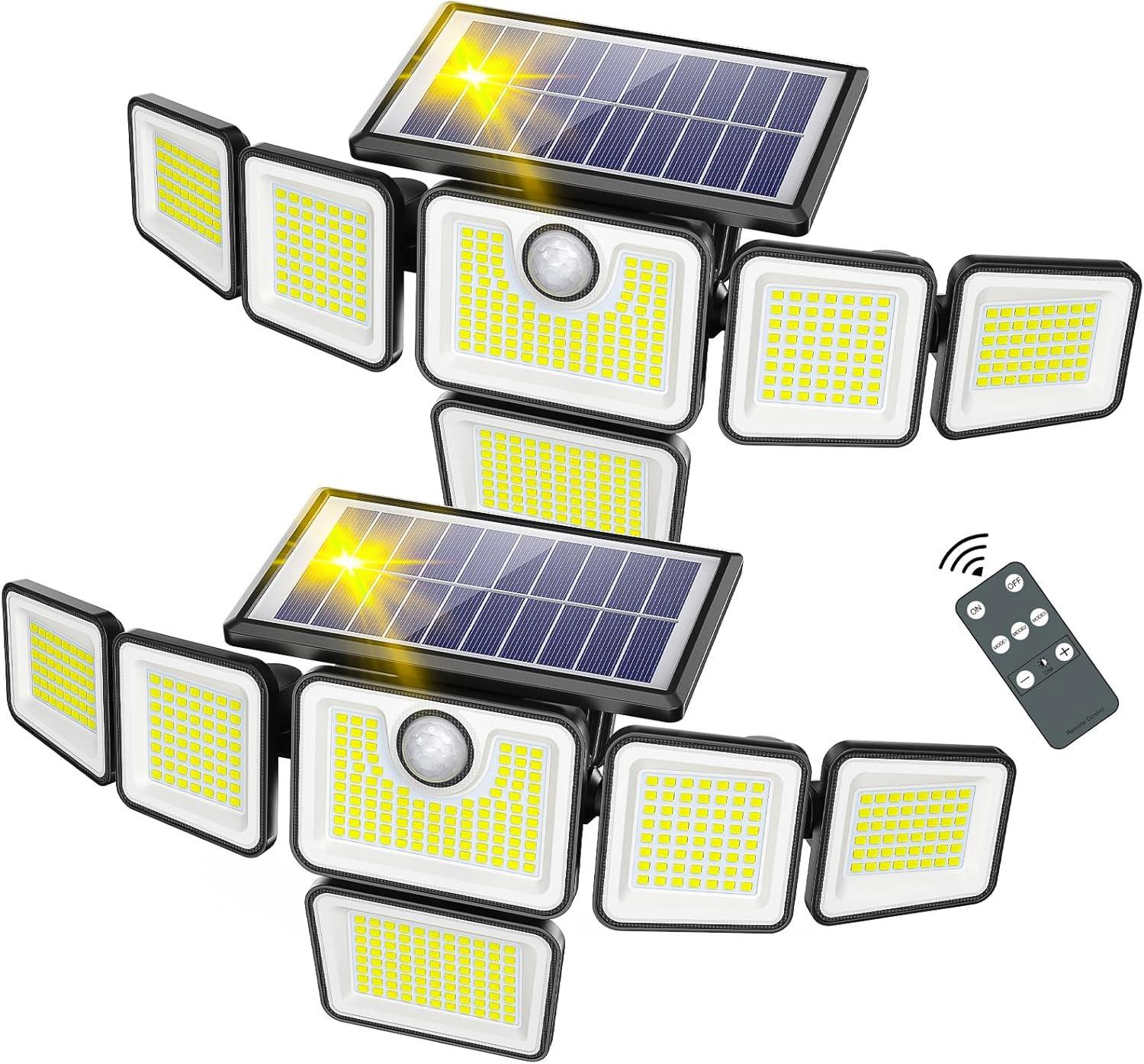 SZPower Solar Outdoor Motion Sensor Lights 2 Pack for $19.99 Shipped