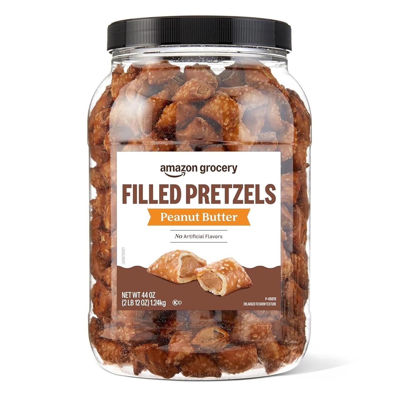 Amazon Grocery Peanut Butter Filled Pretzels for $6.88