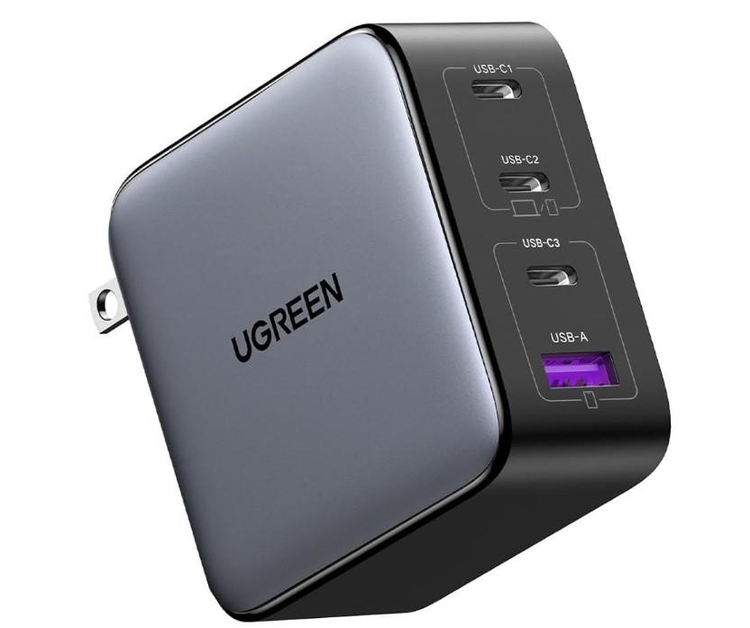 UGreen 100w Nexode 4-Port USB-C Wall Charger for $33.99
