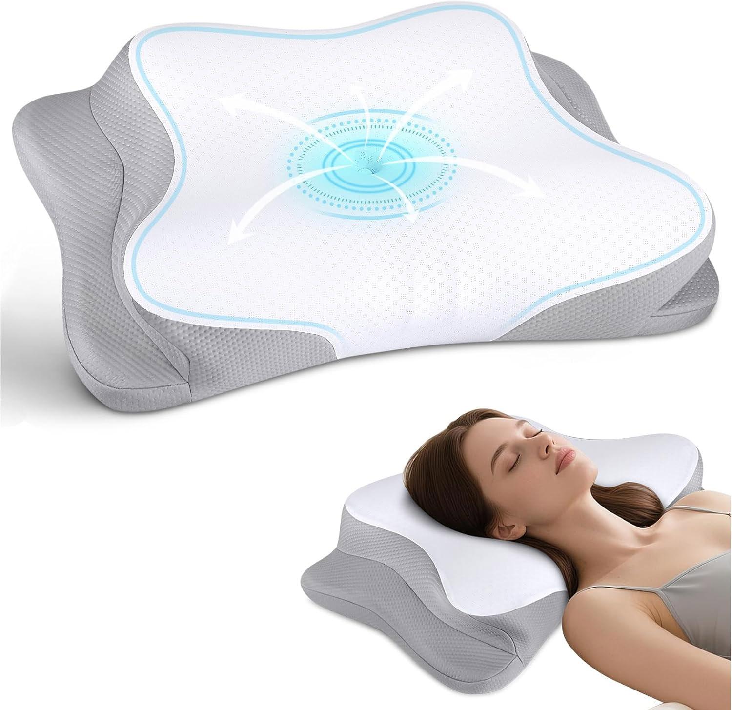 CorePillow Cervical Neck Pillow for Pain Relief for $19.99