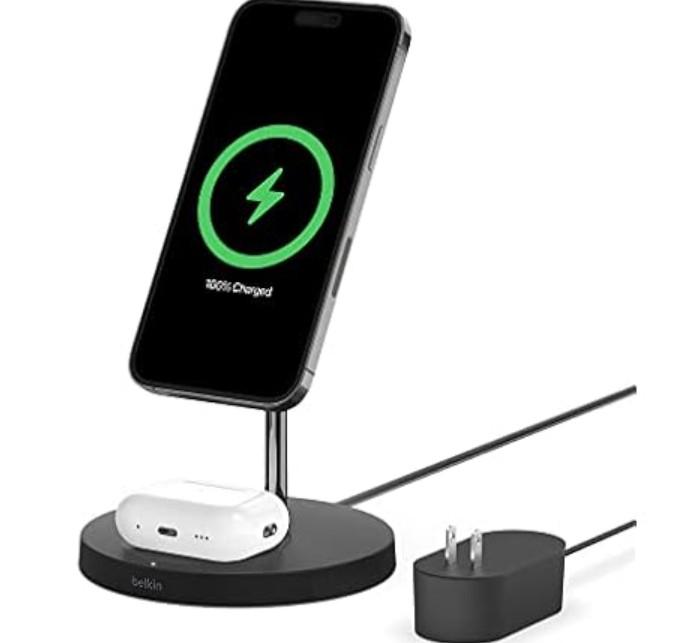 Apple iPhone Belkin MagSafe 2-in-1 Charging Stand for $38.24