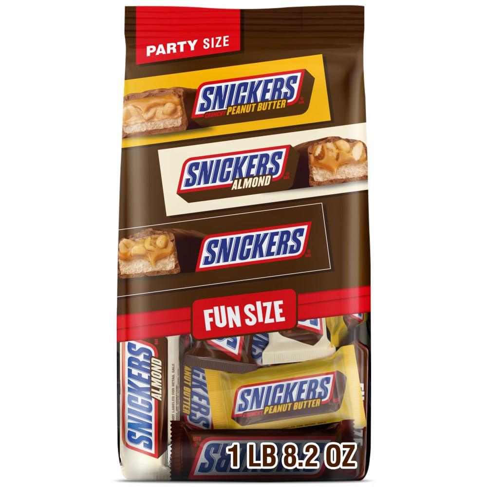 Snickers Original Peanut Butter Fun Size 1Lb Variety Pack for $8.37