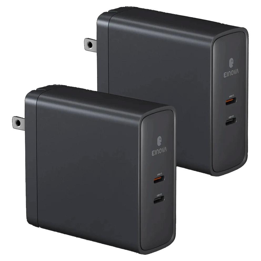 Einova Polaris Dual-Port 140W USB-C Charger 2 Pack for $39.99 Shipped