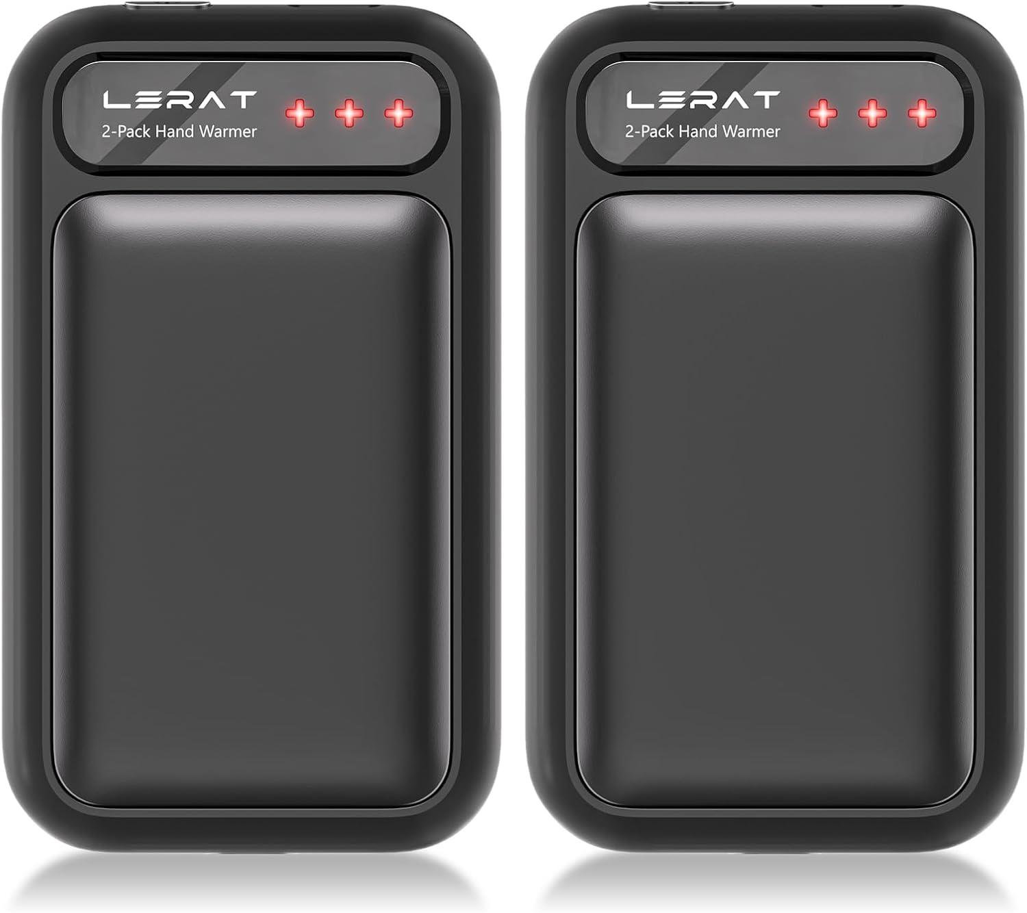 Lerat Hand Warmers Rechargeable 2 Pack for $6.99