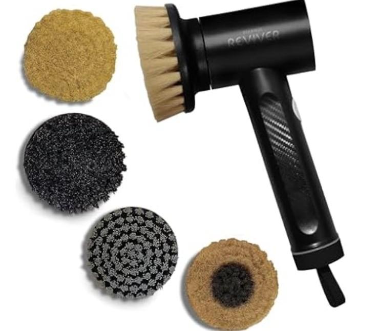 Rekanize Reviver Handheld Sneaker Electric Scrub Brush for $7.99