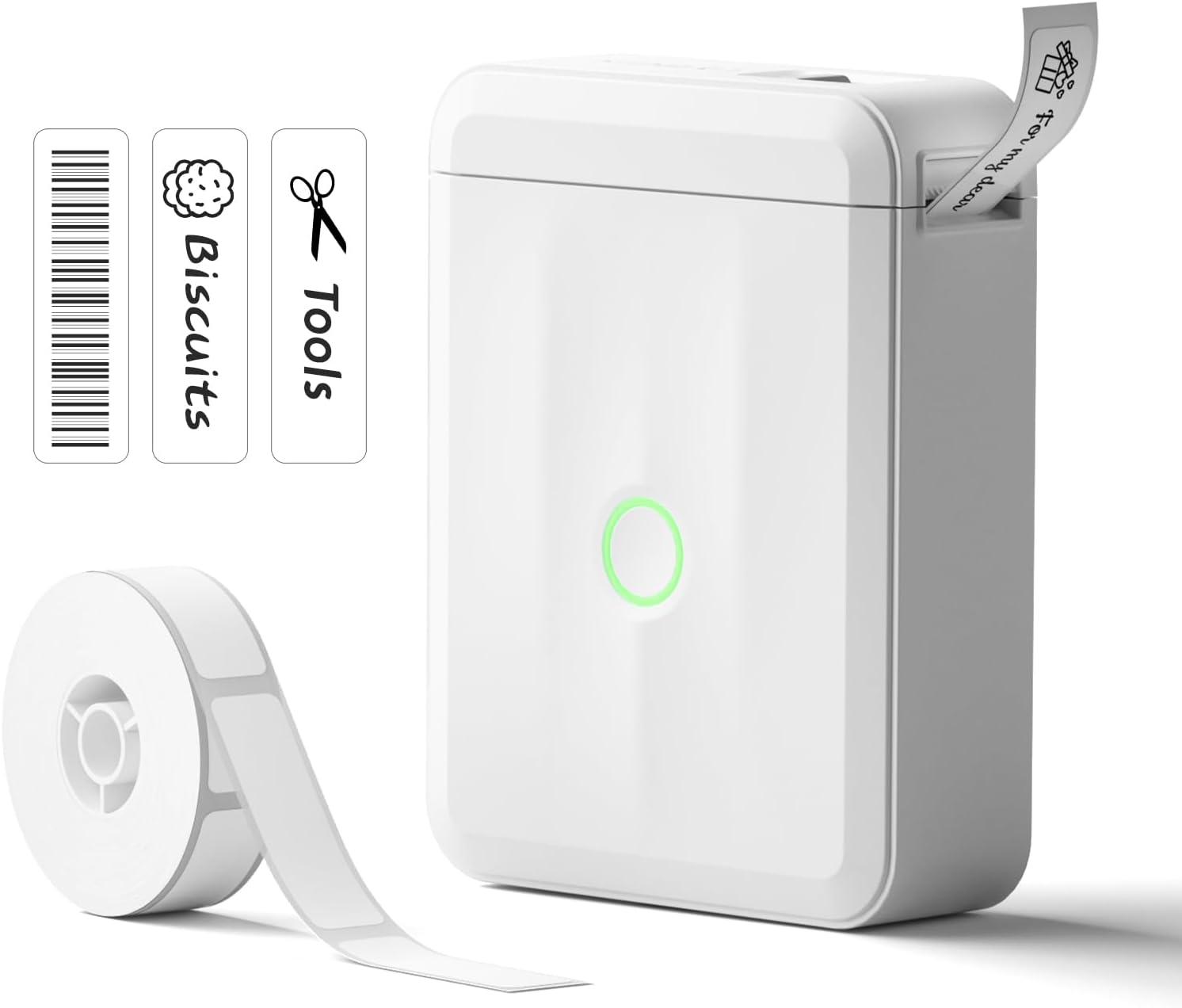 Niimbot Label Maker Machine Bluetooth Label Printer for $8.95