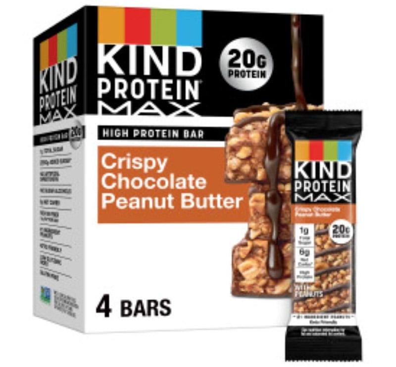 KIND Protein MAX Crispy Chocolate Peanut Butter Snack Bars for $3.88