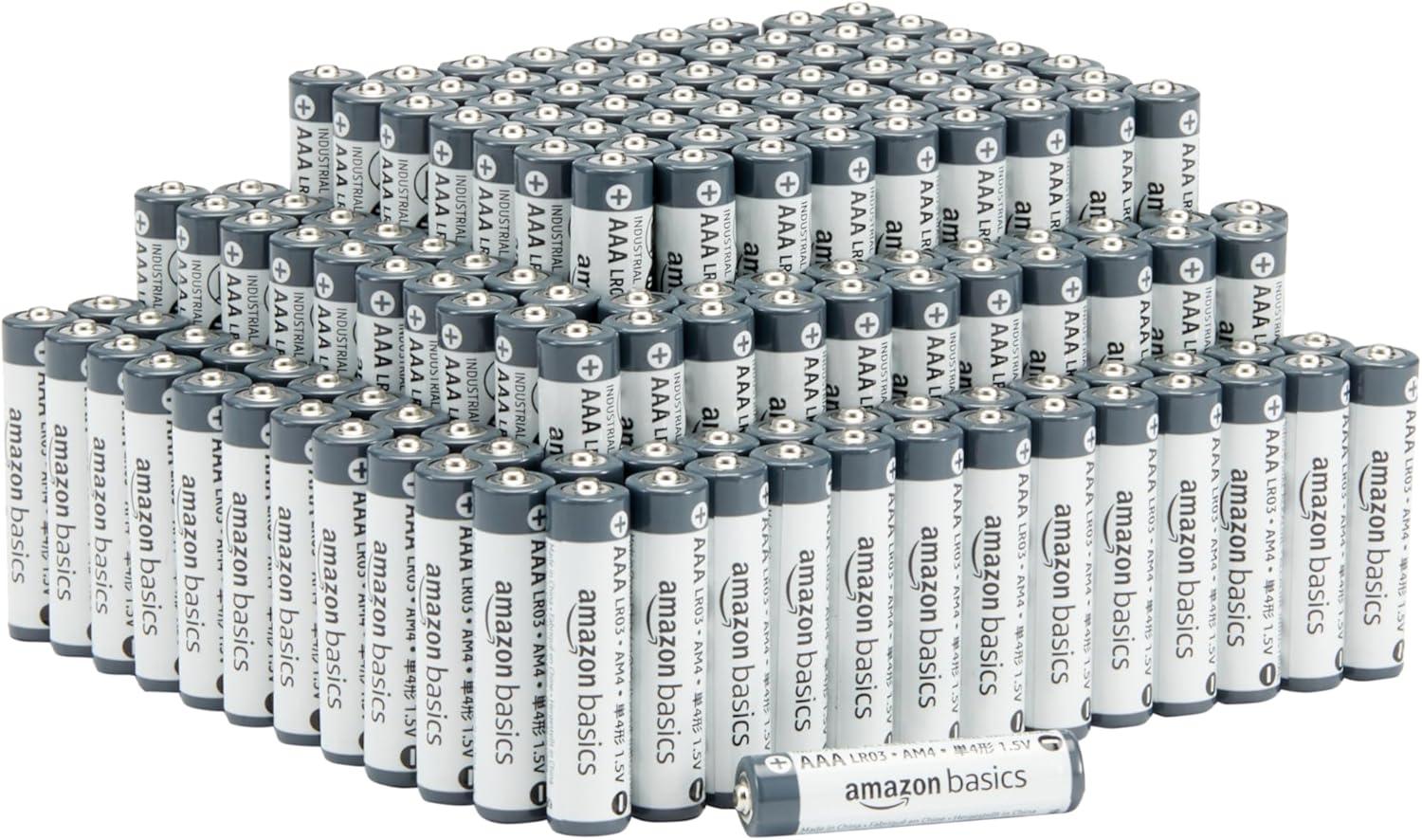 Amazon Basics AAA Alkaline Batteries 150 Pack for $20.10