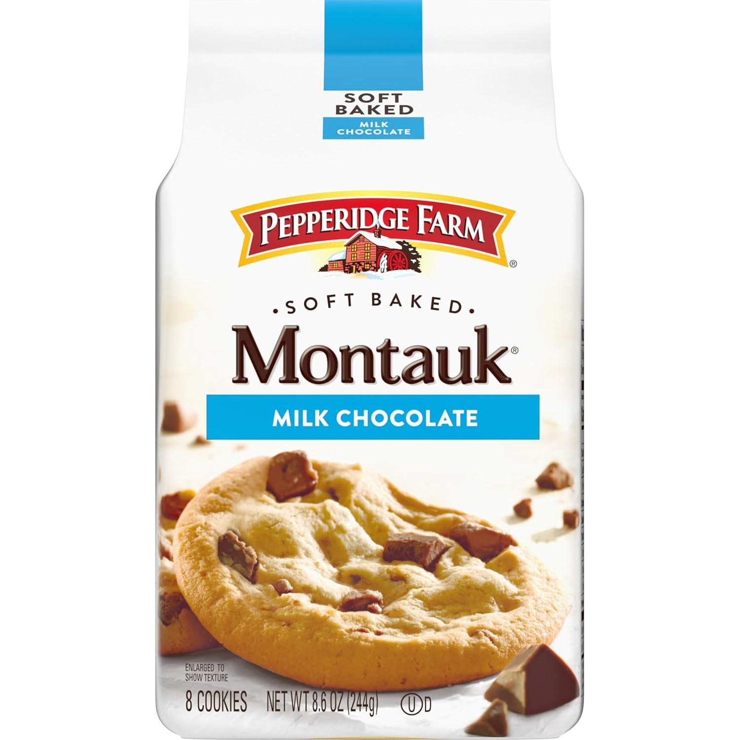 Pepperidge Farm Montauk Soft Baked Milk Chocolate Chunk Cookies for $2.54