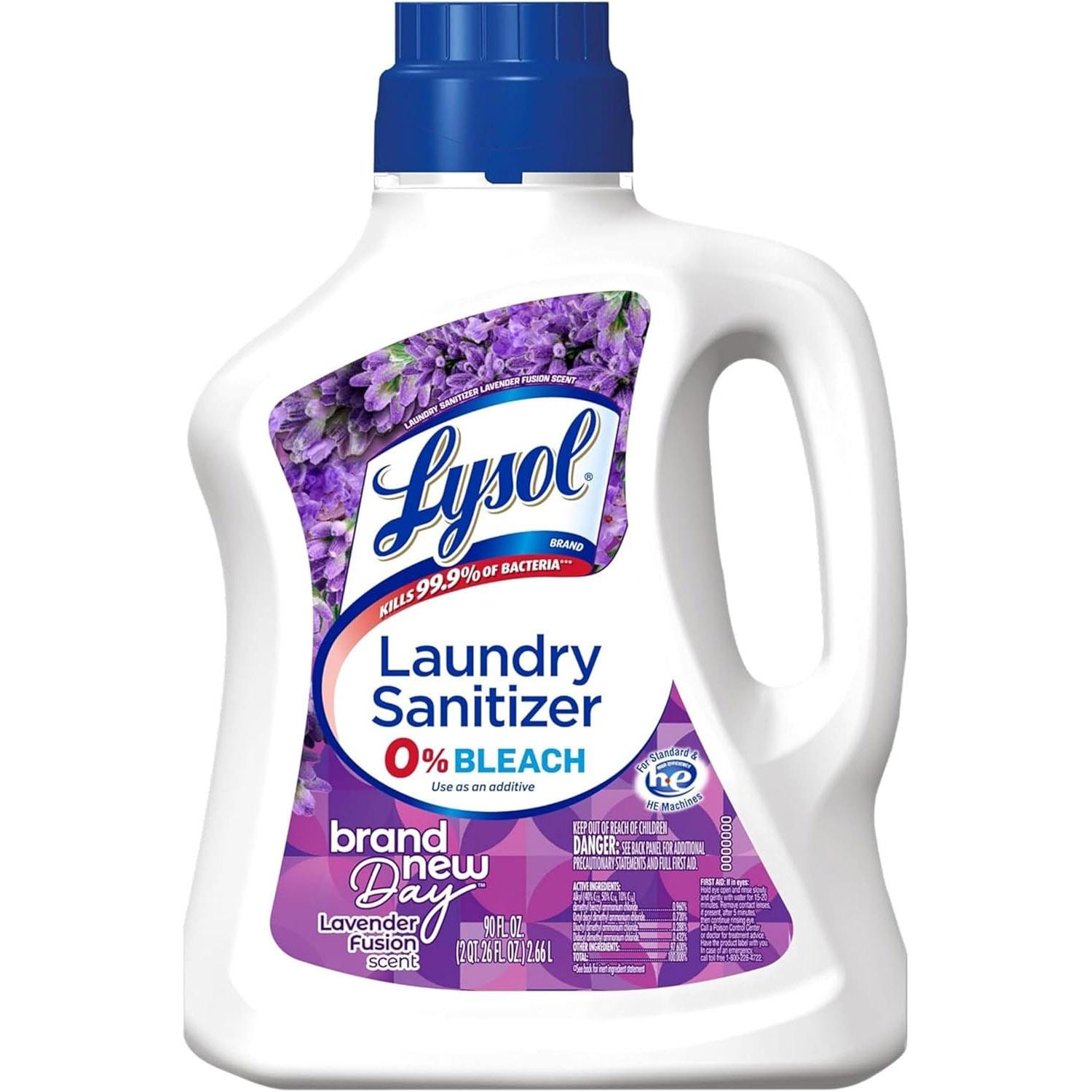 Lysol Disinfectant Laundry Sanitizer and Scent Booster for $9.72
