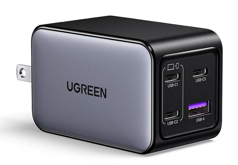 UGreen Nexode 65W GaN USB-C 4-Port Wall Charger for $21.92