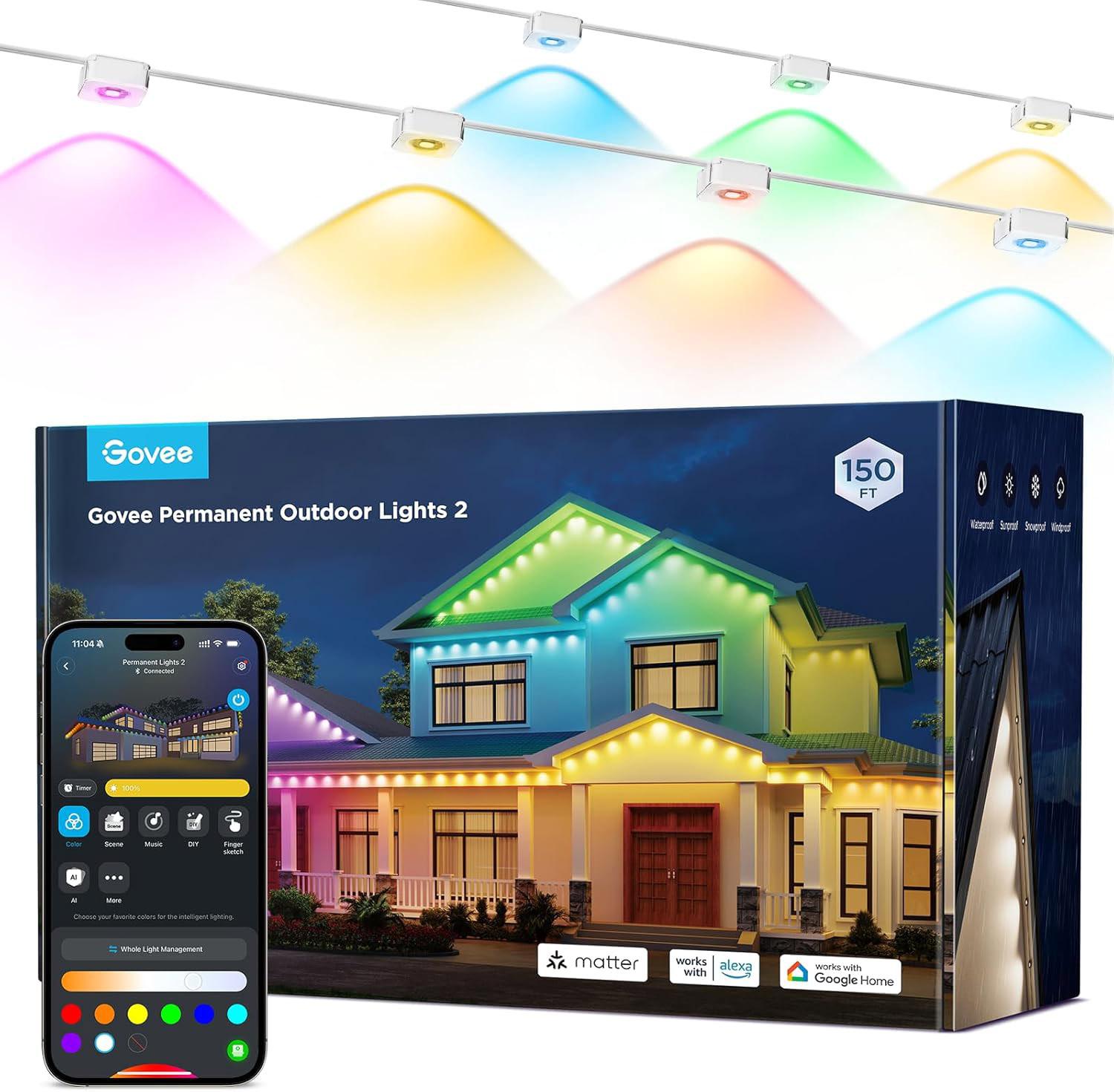 Govee Permanent Outdoor Lights 2 for $299.99 Shipped
