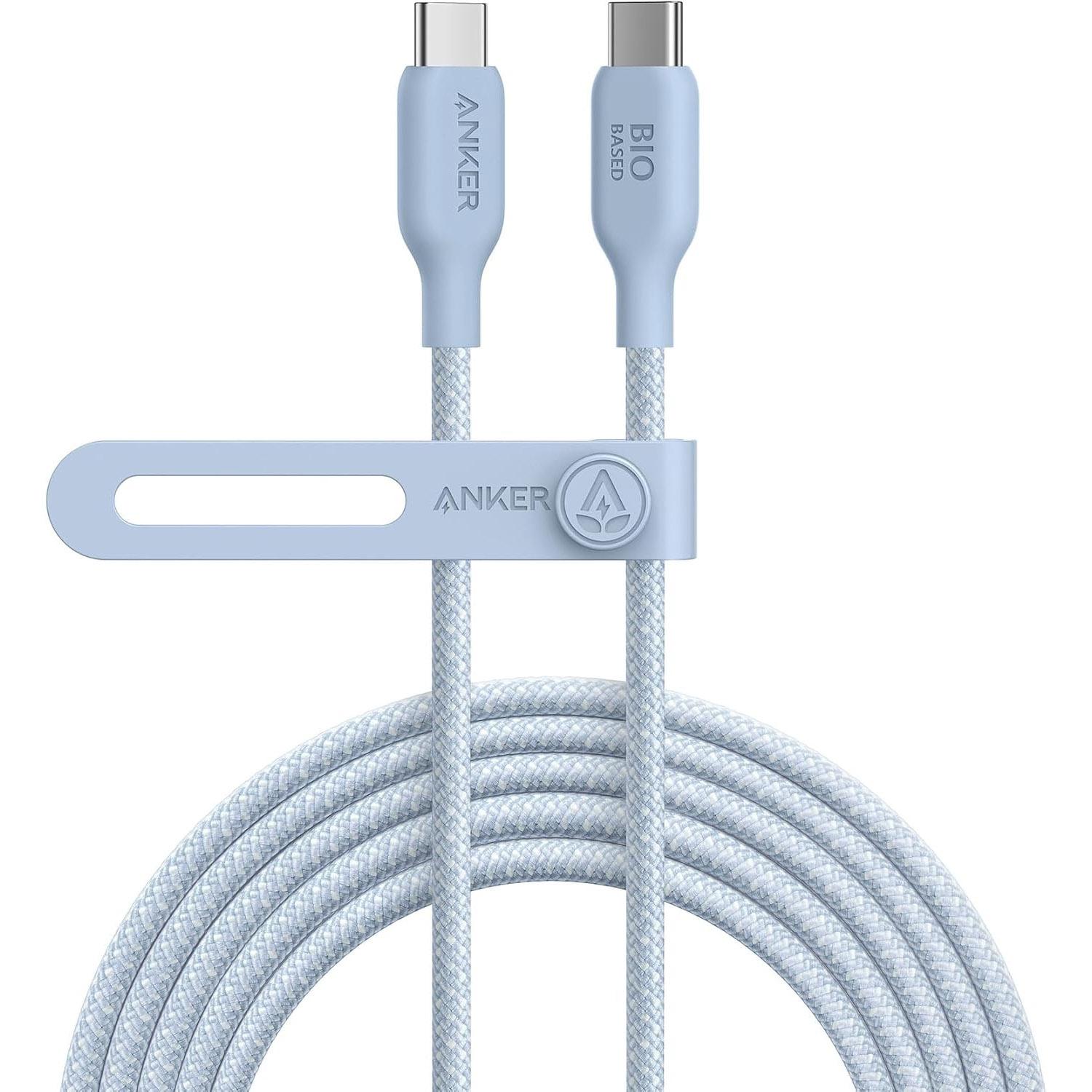 Anker 10ft 240w Bio-Braided USB-C Charging Cable for $11.99