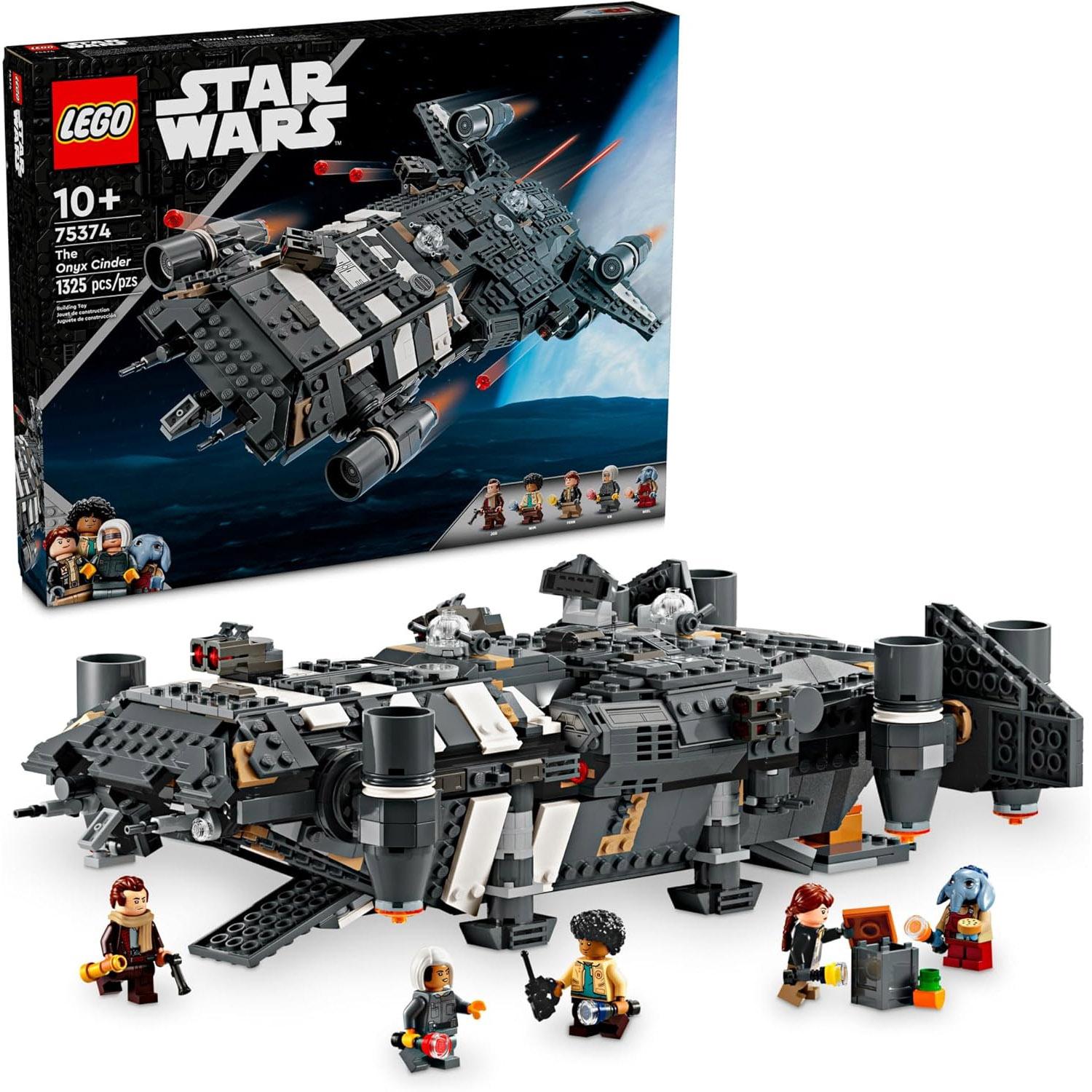 Lego Star Wars Skeleton Crew The Onyx Cinder Spaceship Toy for $97.99 Shipped
