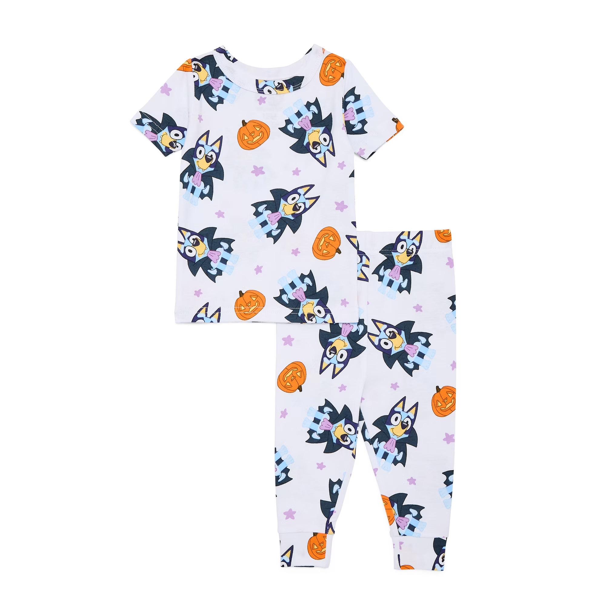 Bluey Toddler Halloween Graphic Short Sleeve Shirt for $5