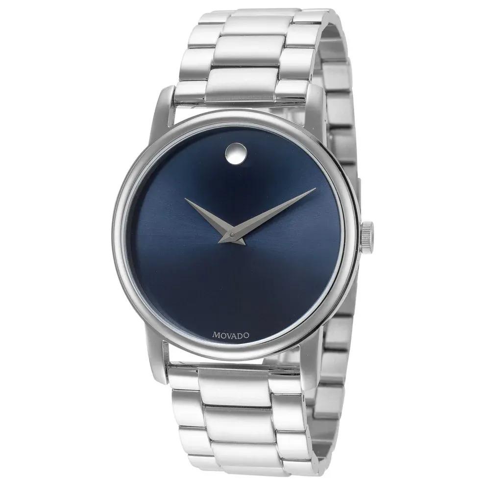 Movado Classic Quartz Blue Mens Watch for $229 Shipped