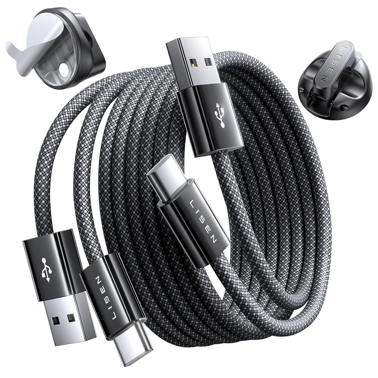 Lisen USB-C to USB Cables 2 Pack for $3.99