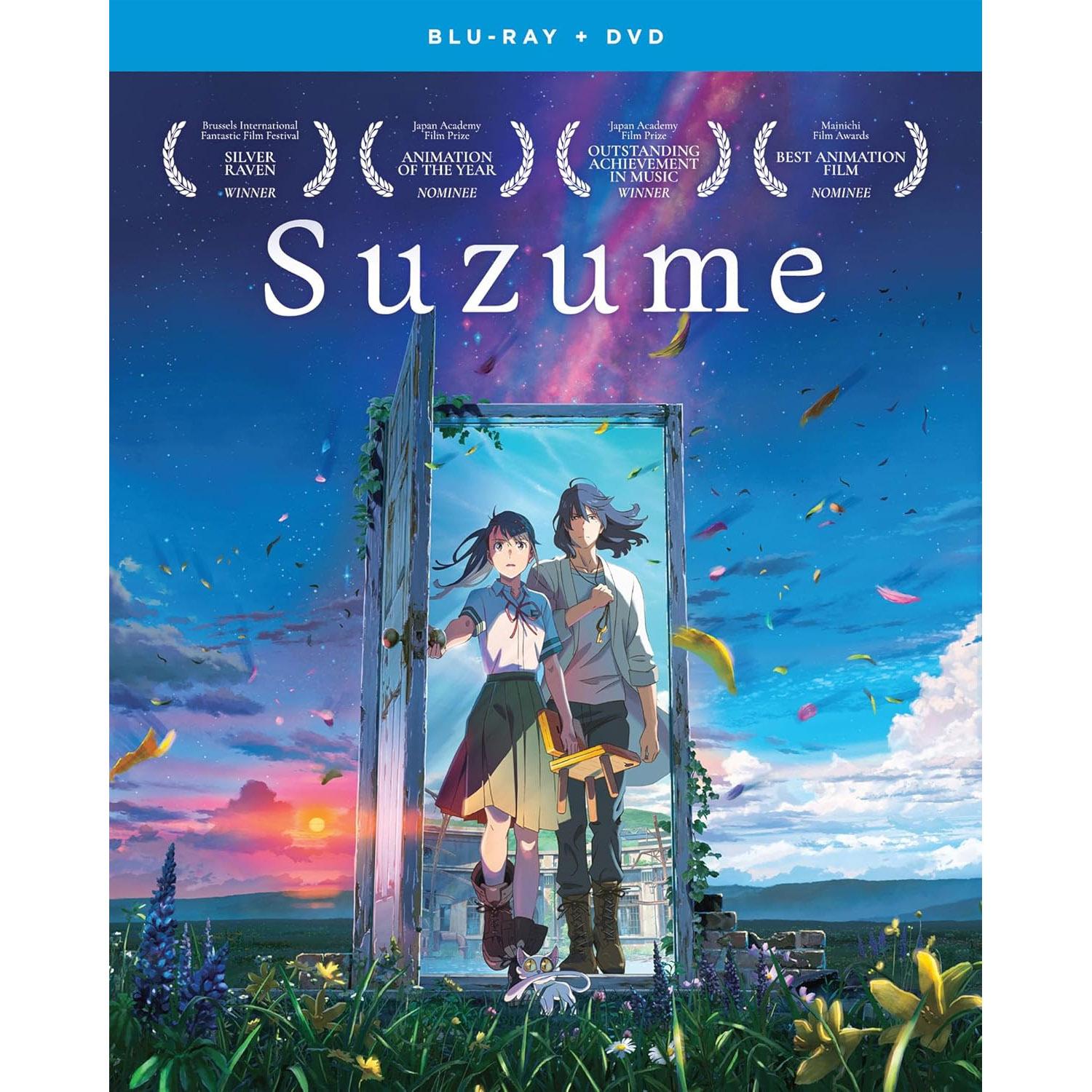 Suzume Blu-ray and DVD for $13.49