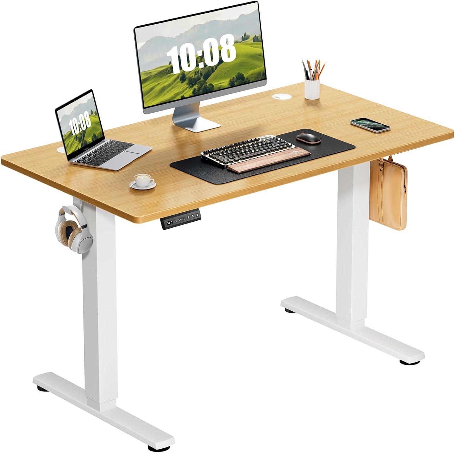Sweetcrispy Electric Adjustable Split-Top Standing Desk for $69.99 Shipped