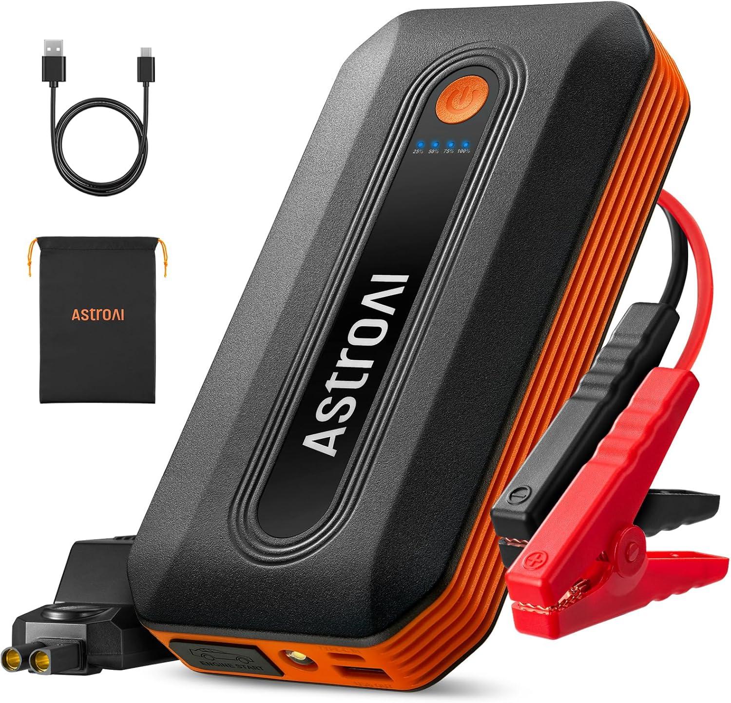 AstroAI B8 3000A 12V Car Battery Jump Starter for $18.01
