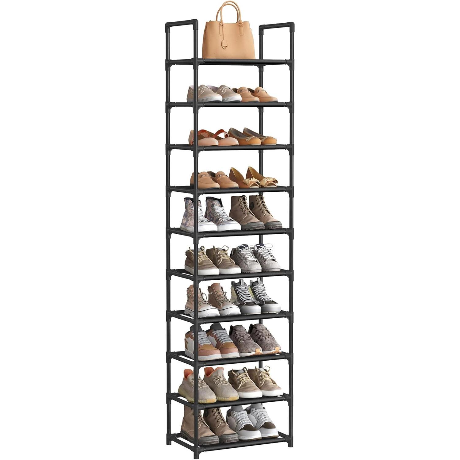 Songmics 10-Tier Shoe Rack Organizer for $14.39