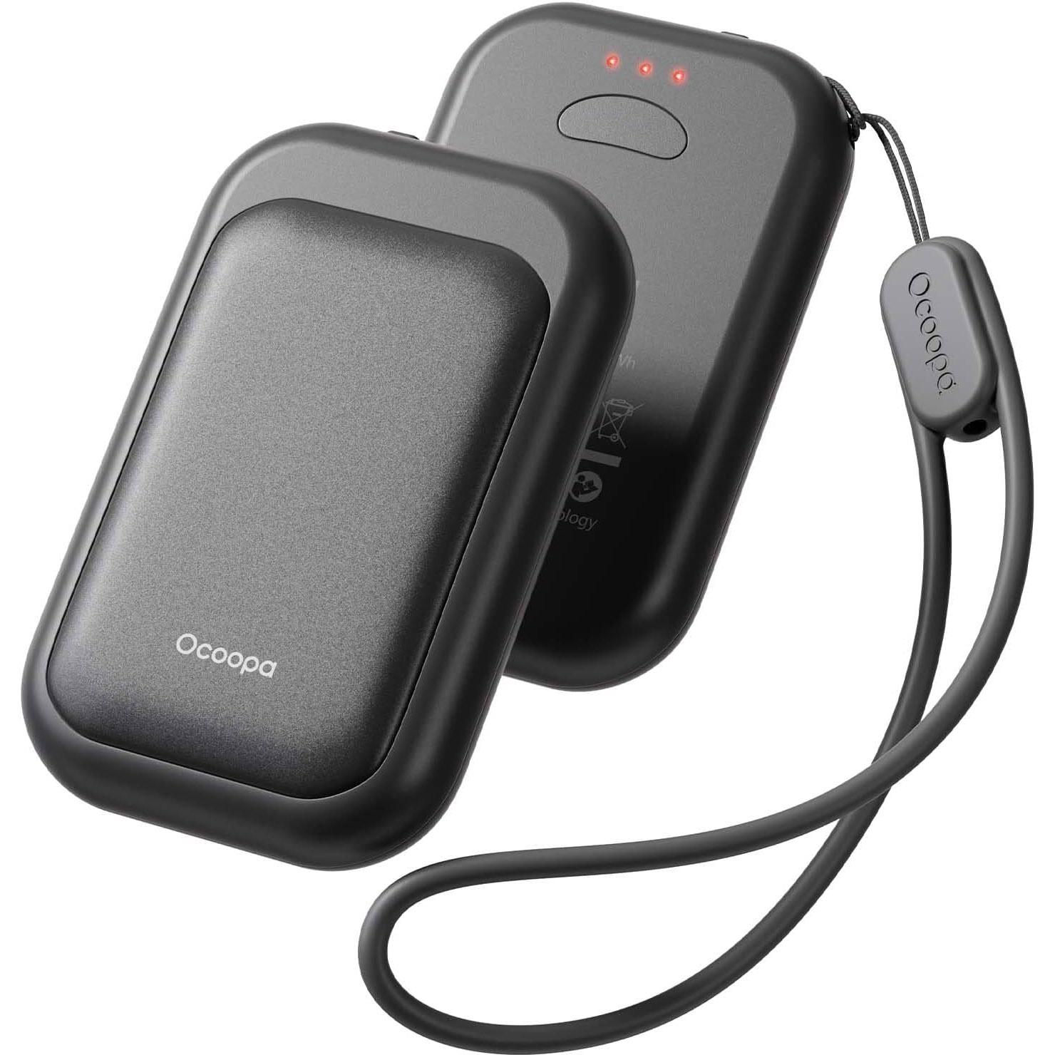 Ocoopa 5000mAh Magnetic Rechargeable Hand Warmers 2 Pack for $9.99
