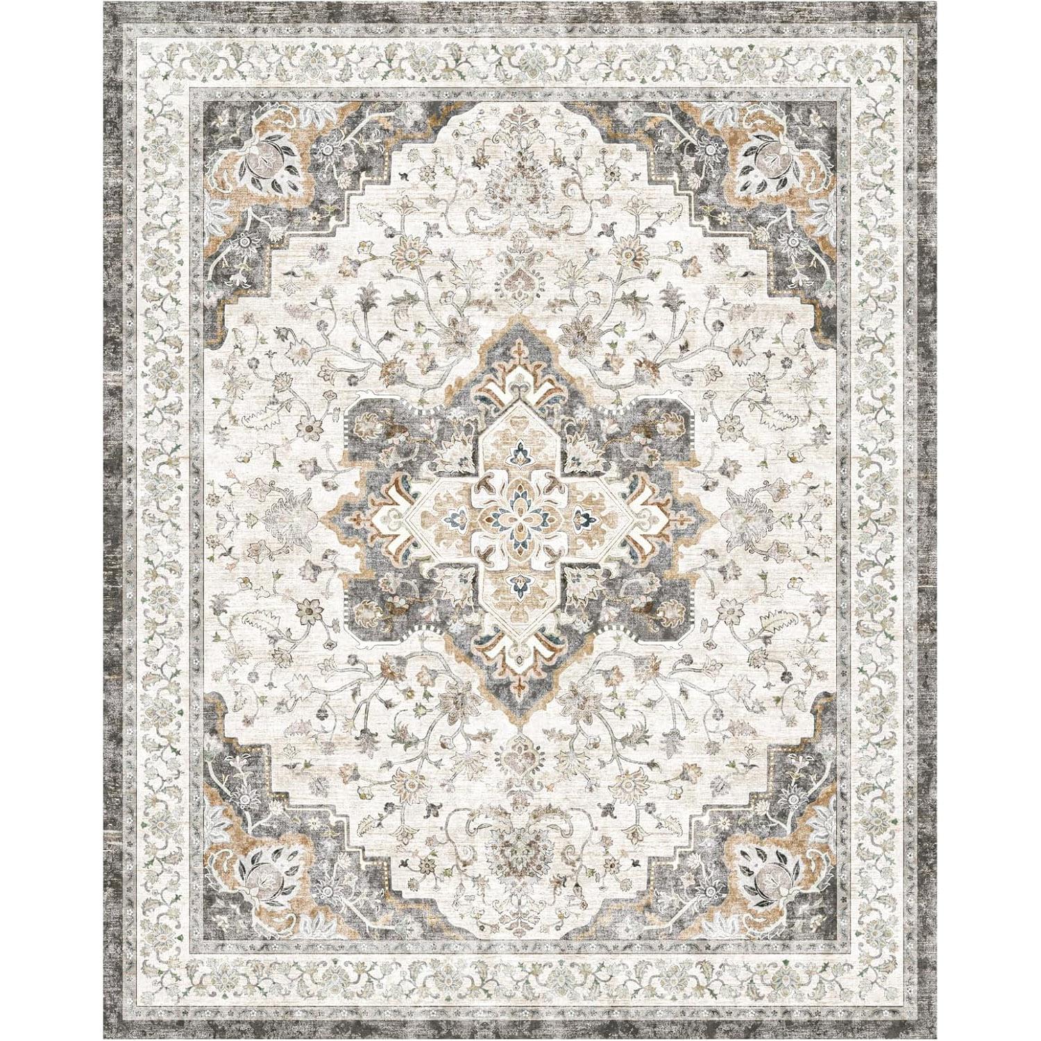 Marsail 8x10 Machine Washable Area Rug for $39.43 Shipped