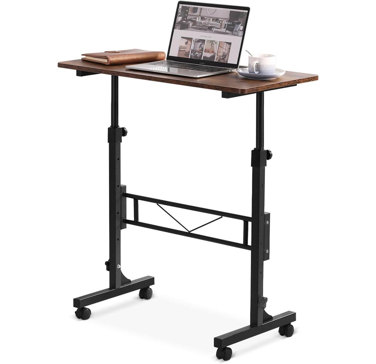 Amztabler Adjustable Height Small Standing Desk for $49.99 Shipped