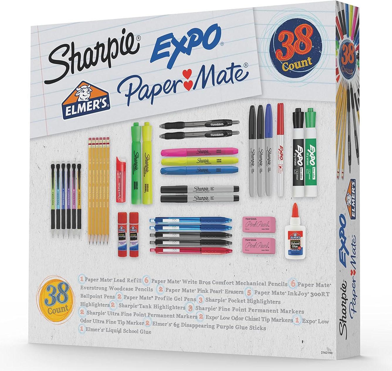 Back to School Supplies 38-Piece Variety Pack for $12.34