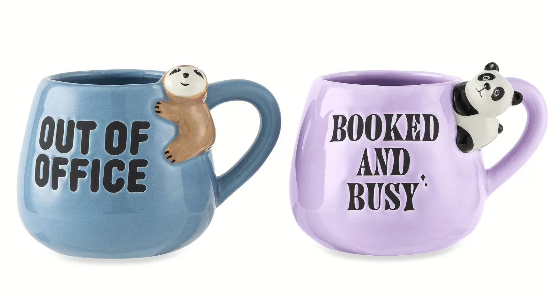 Thyme and Table Sloth Out of Office Mugs 2 Pack for $3