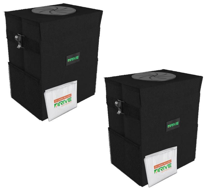 Drive Auto Collapsible Car Trash Cans 2 Pack for $9.99 Shipped