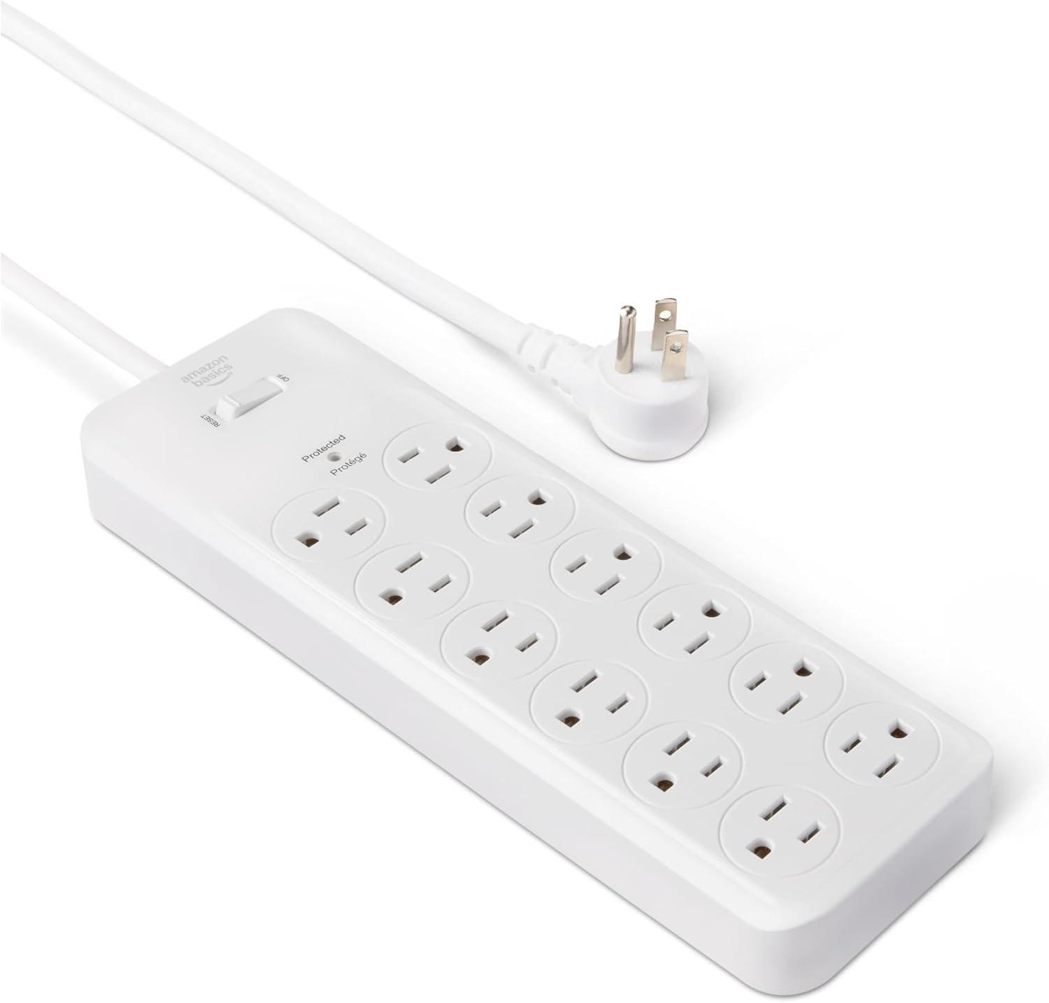 Amazon Basics Surge Protector Power Strip for $11.84
