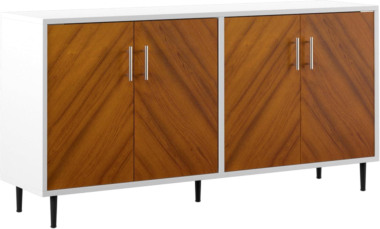 Walker Edison Fehr Modern 4 Door Bookmatch Buffet for $94 Shipped