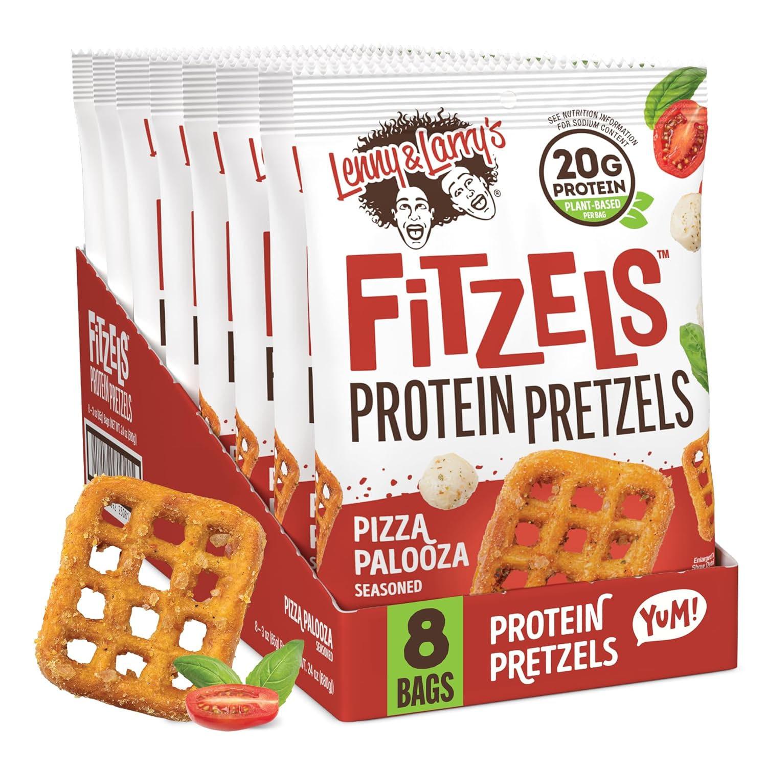 Lenny and Larrys Pizza Palooza Fitzels Pretzel Snacks for $10.24