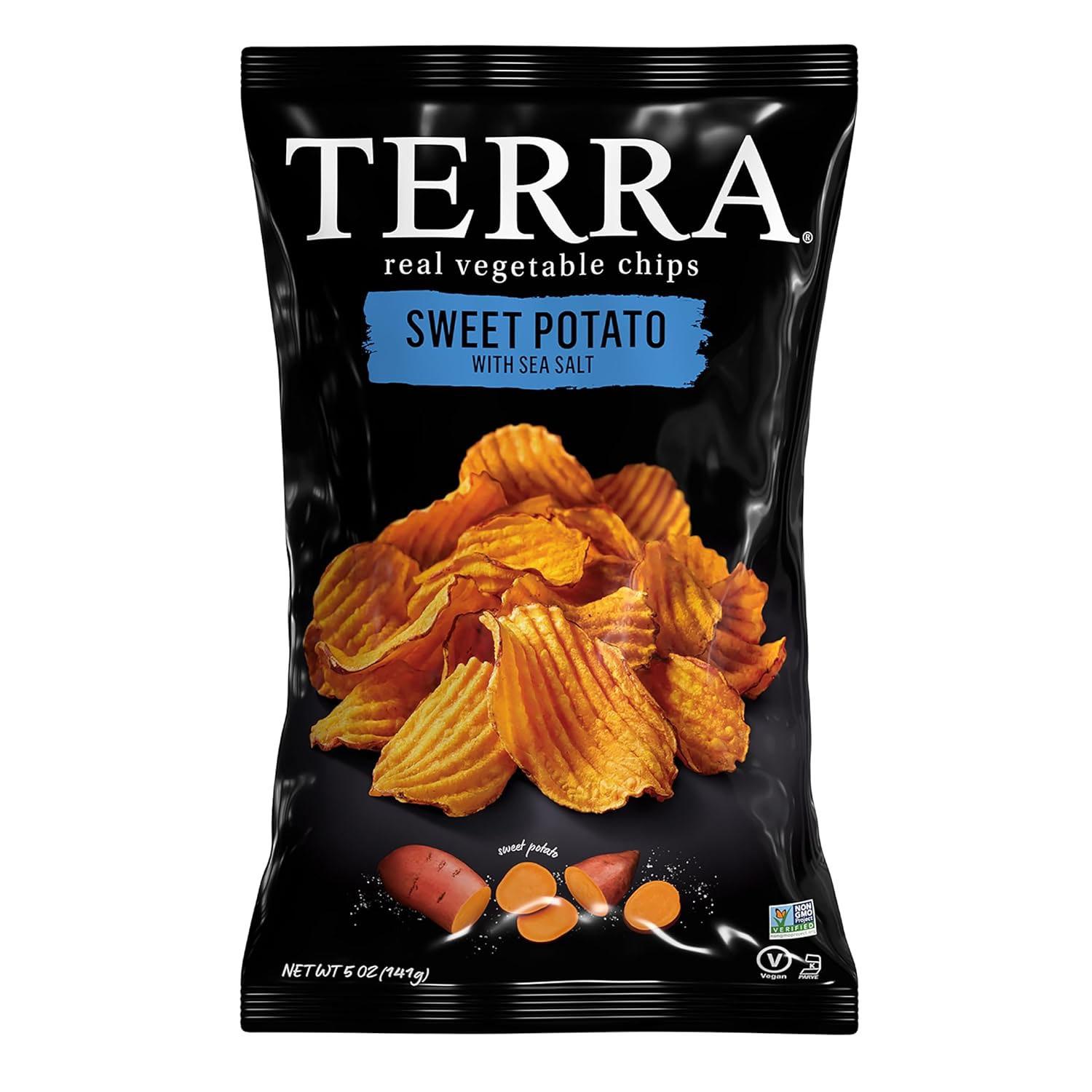 Terra Vegetable Chips Crinkle Cut Sweet Potato for $2.58