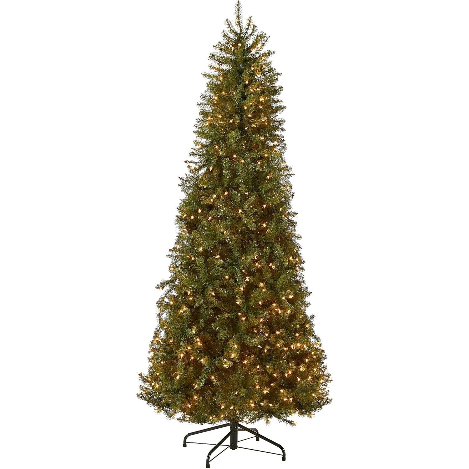National Tree Company Pre-Lit Dunhill Slim Fir Christmas Tree for $88.49 Shipped
