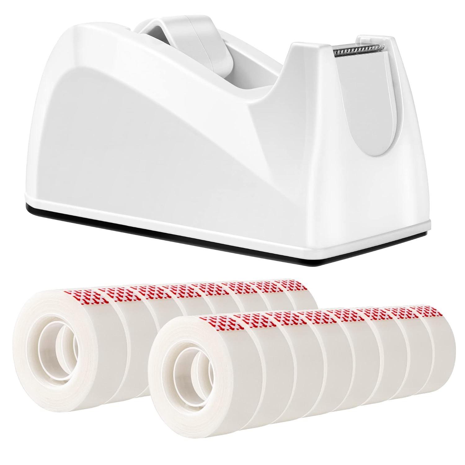 Amazon Basics Tape Dispenser with 16 Rolls for $6.44