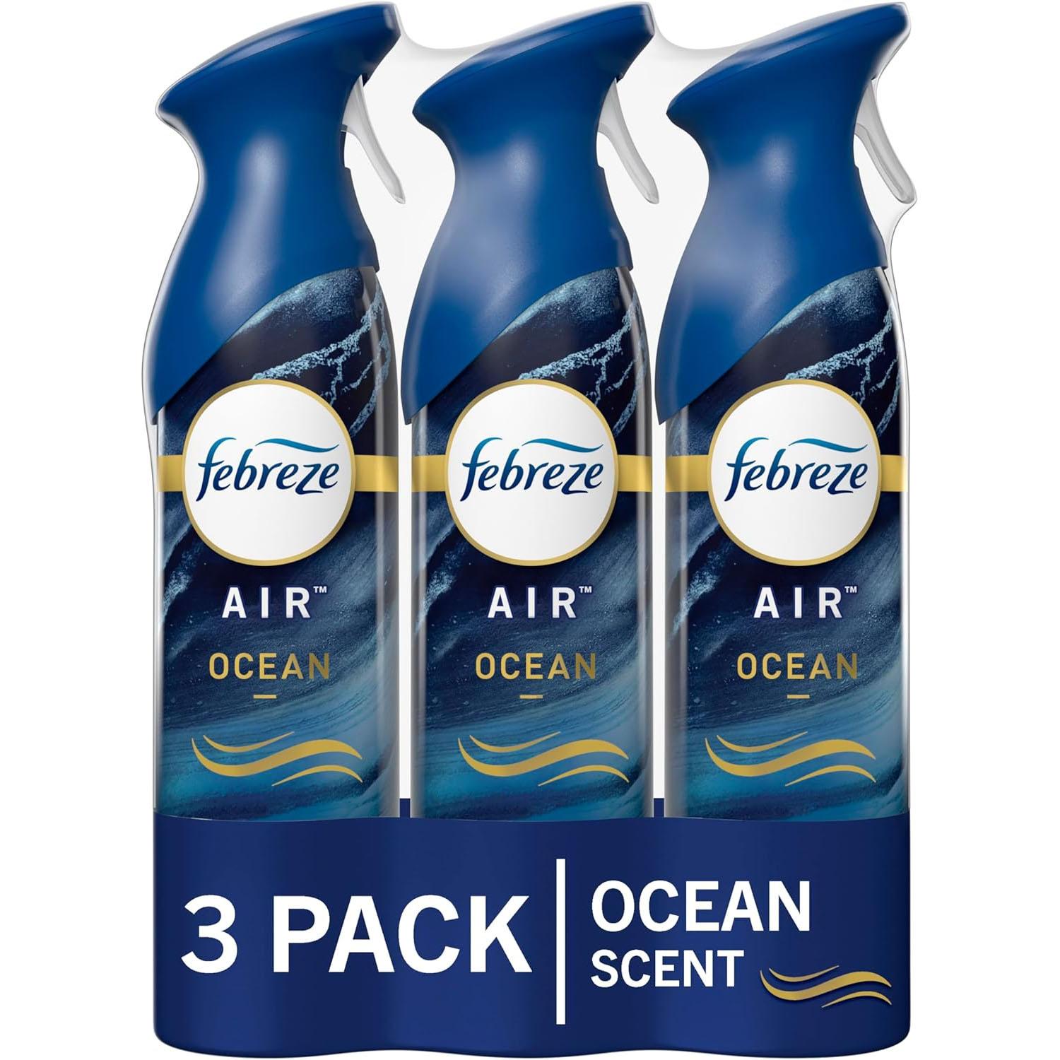 Febreze Air Mist Air Freshener Spray 3 Pack for $5.61