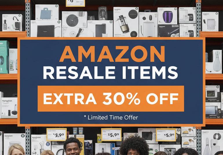 Amazon Prime Resale Used Items and Returns for 30% Off