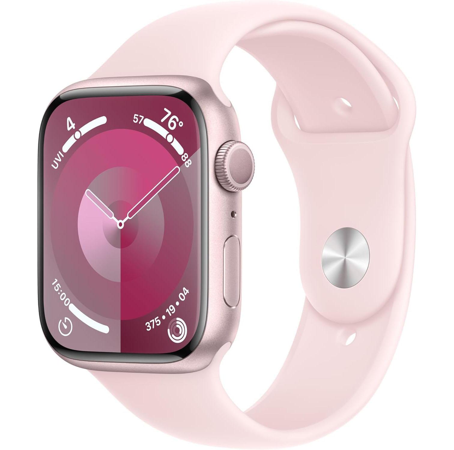 Apple Watch Series 9 45mm Pink GPS Smartwatch for $191.61 Shipped