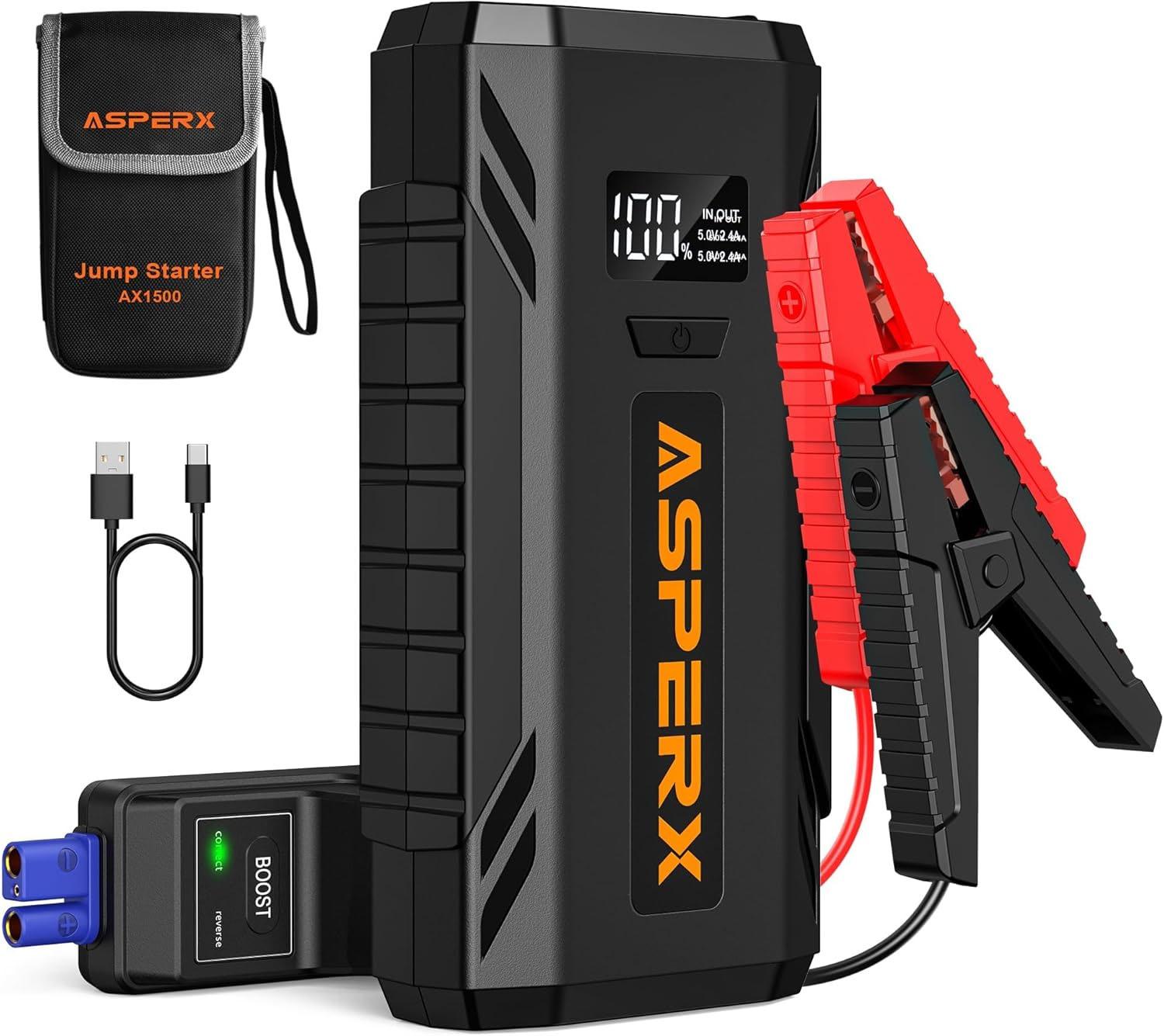 Asperx 2000a Car Jump Starter for $19.99 Shipped