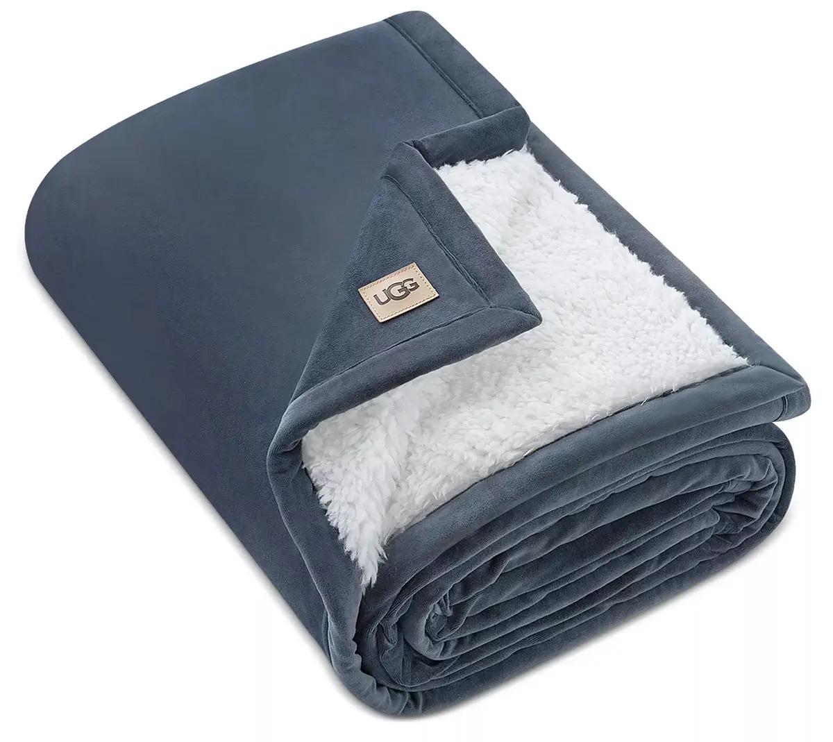UGG Bliss Faux-Fur Throw Blanket for $39.99 Shipped