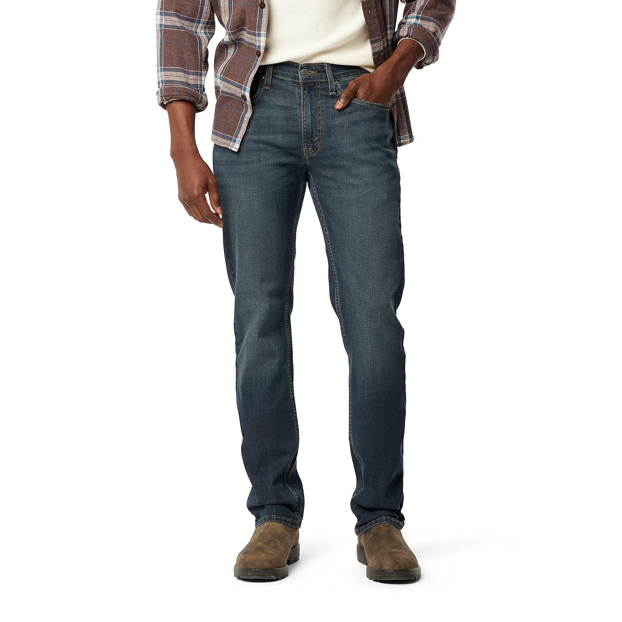 Levi Strauss Signature Straight Fit Jeans for $15