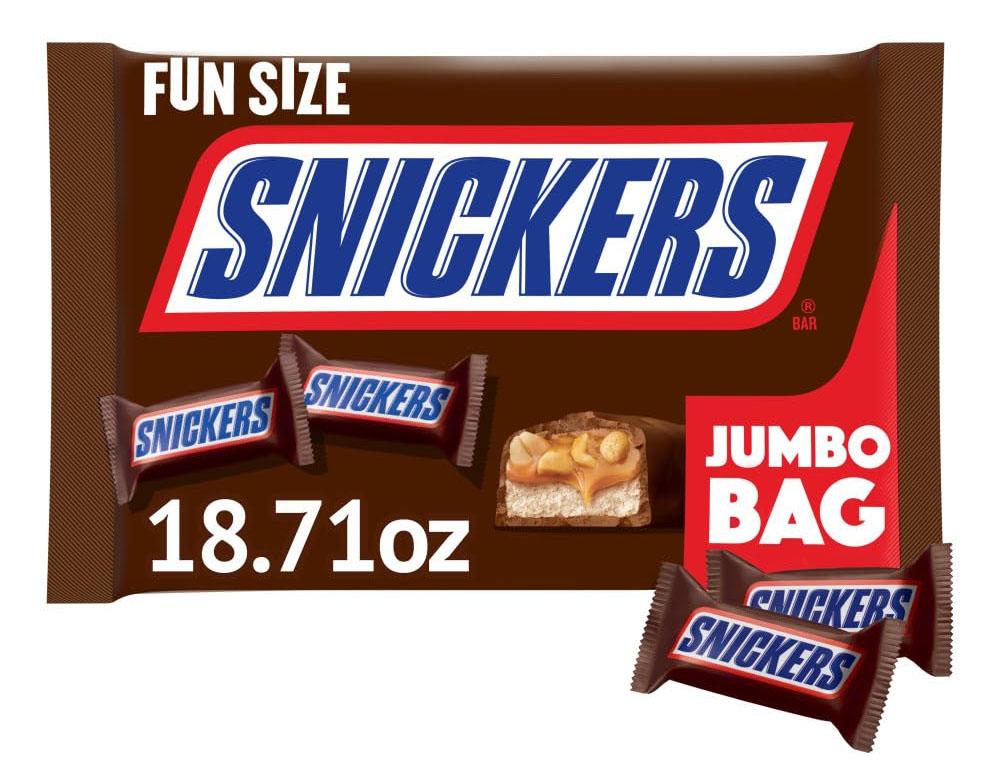 Snickers Fun Size Chocolate Candy Bars for $3.26