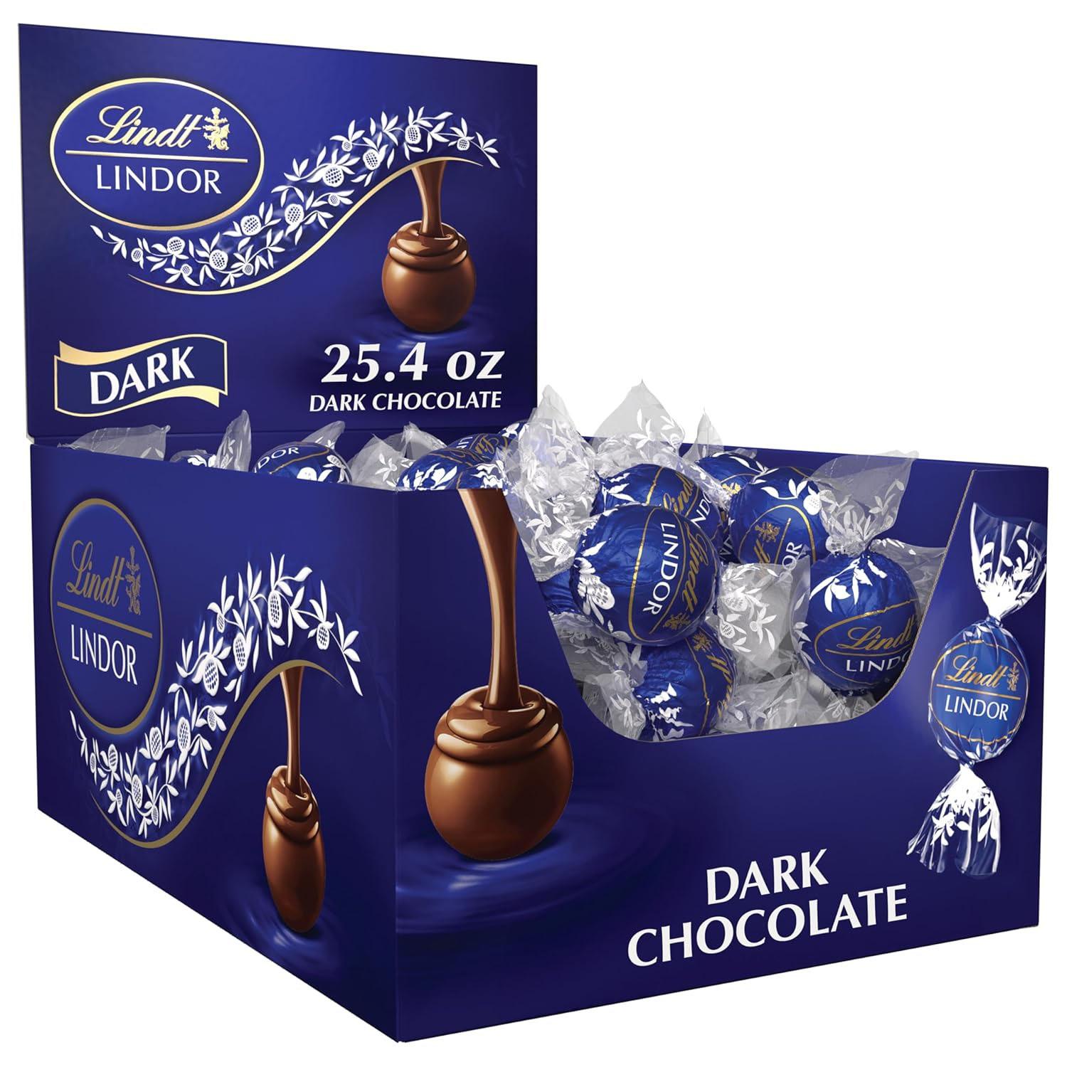 Lindt Lindor Dark Chocolate Candy Truffles for $18.83