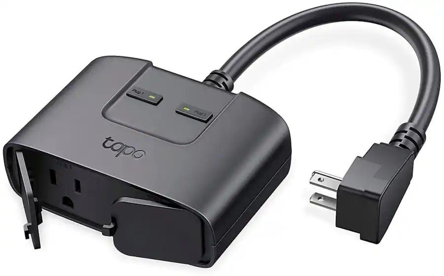 TP-Link Tapo Smart Wifi Outdoor Dual Plug for $15.99