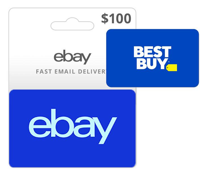 Free $10 Best Buy Gift Card with $100 eBay Gift Card Purchase