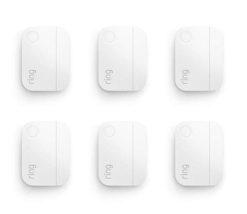 Ring Alarm Contact Sensor 2nd Gen 6-Pack for $30