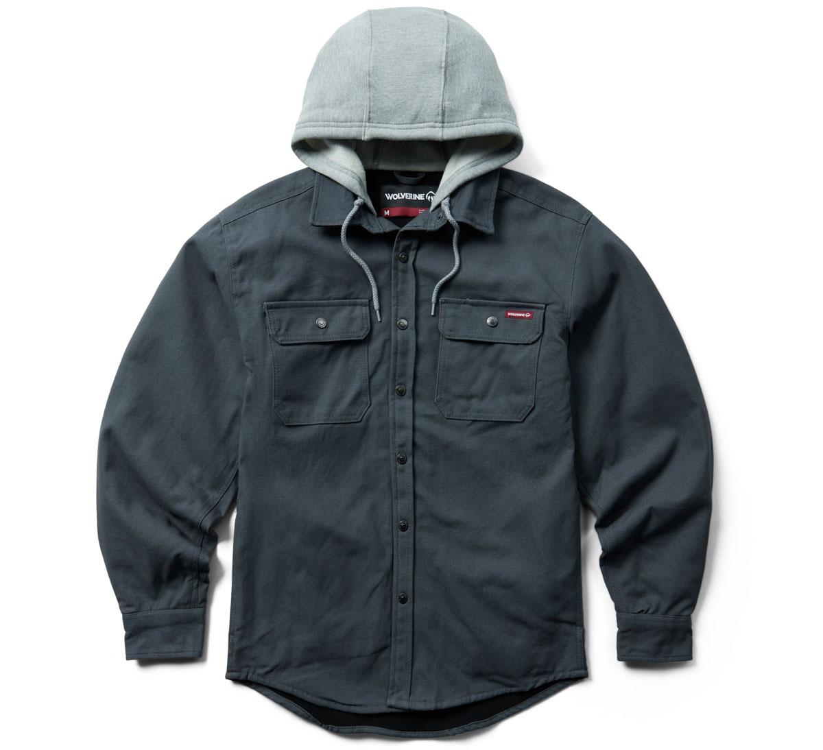 Wolverine Men Overman Shirt Jac Cotton Lightweight Jackets for $17.97 Shipped