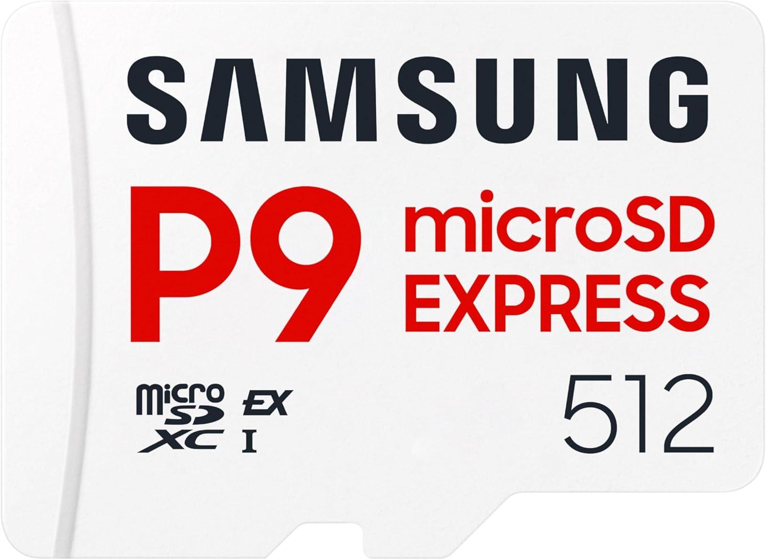 512GB Samsung P9 microSD Express Memory Card for $74.99 Shipped